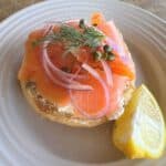 New York's Iconic Bagels with Lox (or Smoked Salmon)